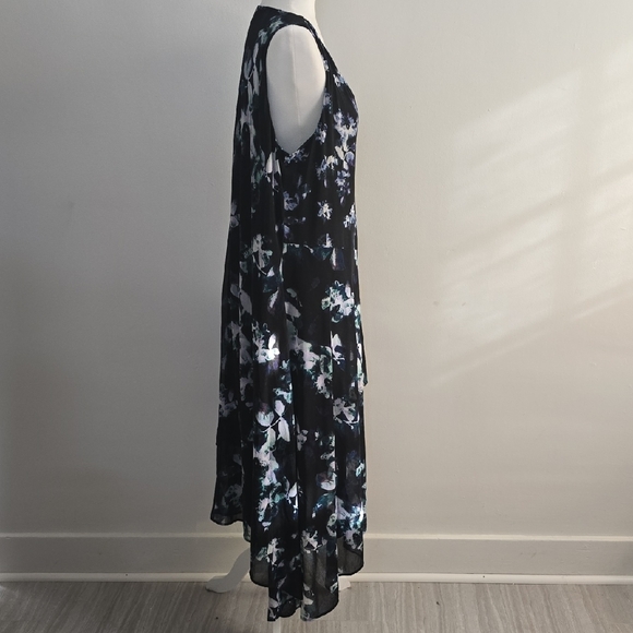 Simply Vera Vera Wang Midnight Floral Midi Dress - Picture 4 of 9